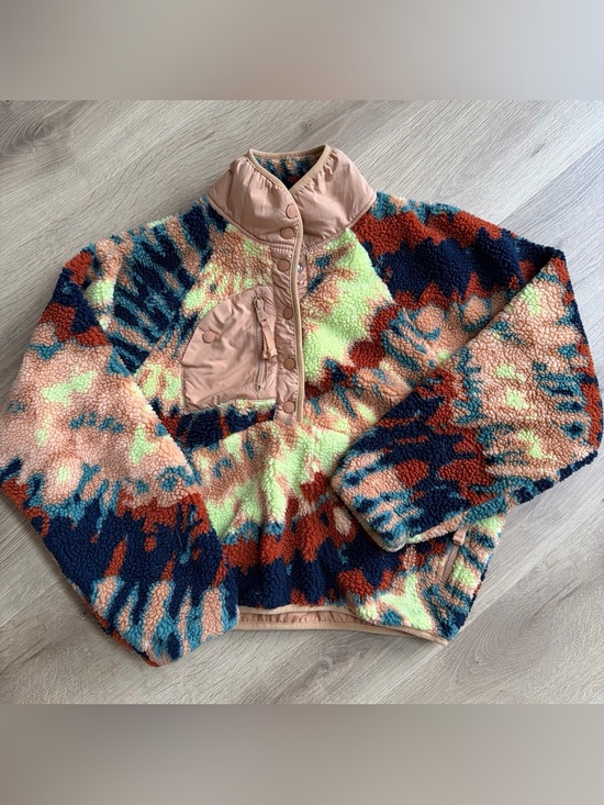 FP Movement by Free People Sweaters - FP Movement Cozy Multicolor Sherpa Pullover